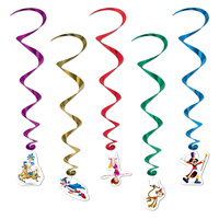 Circus Hanging Whirls 5 Pack