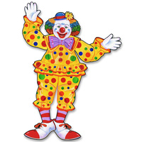 Circus Jointed Clown Hanging Decoration