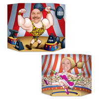 Circus 2 sided Photo Prop