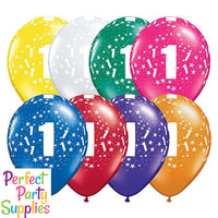 1st Birthday Star Balloons