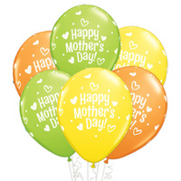 Mother's Day Party Supplies - Mothers Day Hearts & Dots Balloons