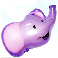 Safari Jungle Party Supplies - Elephant Foil Balloon 35cm Approx
