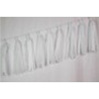 White Party Supplies - Balloon Tassels Paper 9 Pack White