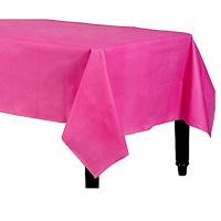 Bright Pink Party Supplies Tablecover