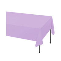 Lavender Purple Party Supplies Plastic Rectangle Tablecover