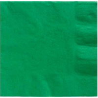 Festive Green Party Supplies Festive Green Lunch Napkins 20 Pack