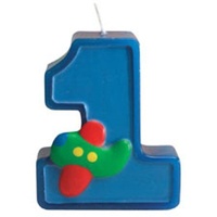 1st Birthday Party Supplies - Fun at One Boy Candle