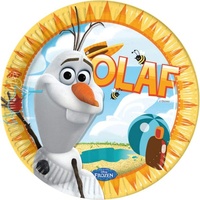 Disney Frozen Olaf Summer Dinner Plate 8 Pack