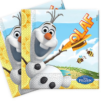 Disney Frozen Olaf Summer Napkins 20 Pack