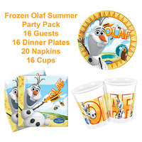 Disney Frozen Olaf Summer Party Pack 16 Guest