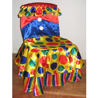 Girls Circus Clown Kids Chair Cover 1 each