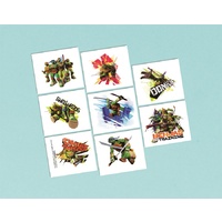 TMNT Teenage Mutant Ninja Turtles Temporary Tattoos 1 Perforated sheet containing 8 Tattoos