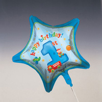 1st Birthday Party Supplies - Fun at One Boy Balloon