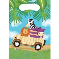 Safari Adventure Loot Bags 8 Pack