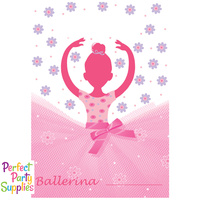 Ballerina Princess Loot Bags 8 Pack