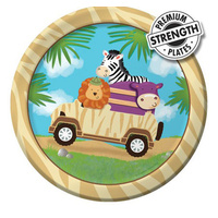 Safari Adventure Lunch Plates 8 Pack