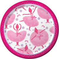 Ballerina Princess Lunch Plate 8 Pack