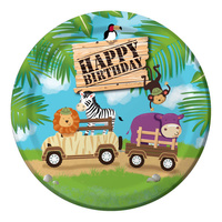 Safari Jungle Party Supplies Safari Adventure Dinner Plates 8 Pack