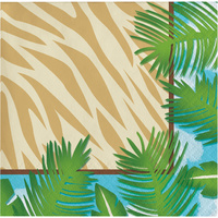 Safari Adventure Beverage Napkins 16 Pack