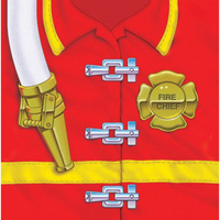 Fireman Beverage Napkins 16 Pack