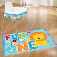 Fun To Be One Boy High Chair Kit