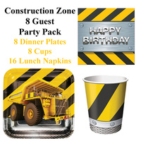 Construction Zone Party Pack 8 Guests