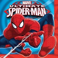 Spiderman Lunch Napkins 16 Pack
