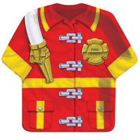 Firefighter Shirt Shaped Dinner Plate 8 Pack