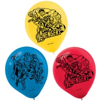 Avengers Latex Balloons 6 Pack