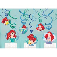 The Little Mermaid Hanging Swirl Decorations