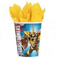 Transformers Party Supplies - Cups 8 Pack