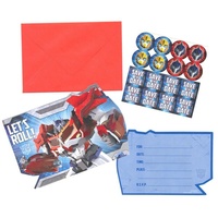 Transformers Party Supplies Invitations 8 Pack