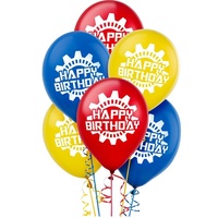 Transformers Party Supplies - Balloons 6 Pack