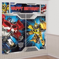 Transformers Party Supplies - Wall Decorating Kit