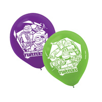 TMNT Balloons 6 Pack