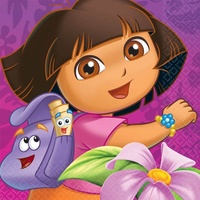Dora the Explorer Lunch Napkins 16 Pack