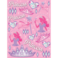 Princess Party Foil Stickers
