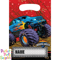 Monster Truck Loot Bags 8 Pack