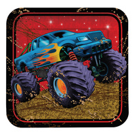 Monster Truck Lunch Plate 8 Pack