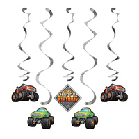 Monster Truck Hanging Cutouts