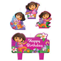 Dora the Explorer Birthday Candle Set