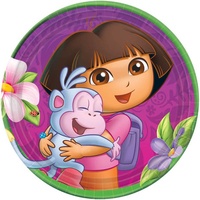 Dora the Explorer Lunch Plates 8 Pack