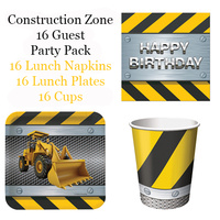 Construction Zone 16 Guest Party Pack