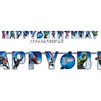 Avengers Jumbo Happy Birthday Banner Kit