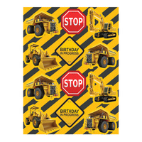 Construction Zone Stickers 4 Sheets