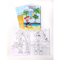 Pirate Colouring Books 8 Pack