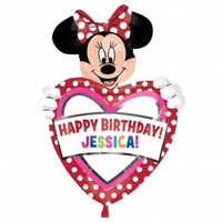 Minnie Mouse Personalised Balloon