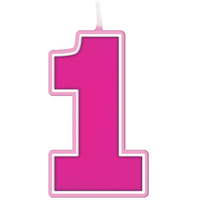 1st Birthday Candle Girl