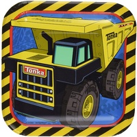 Construction Tonka Lunch Plates 8 Pack