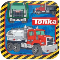 Construction Tonka Dinner Plates 8 Pack